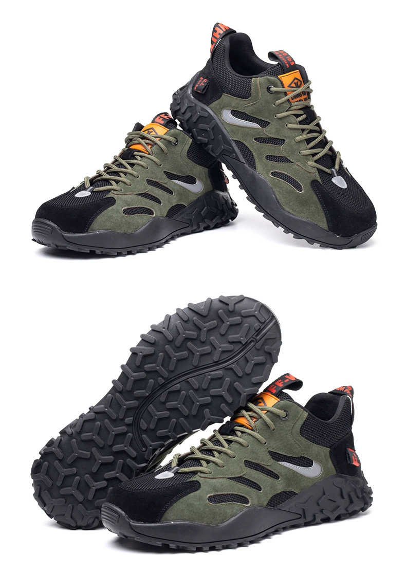Men's labor protection shoes, anti-smash and puncture-resistant steel toe caps, lightweight winter style, Laobao steel plate construction site work shoes