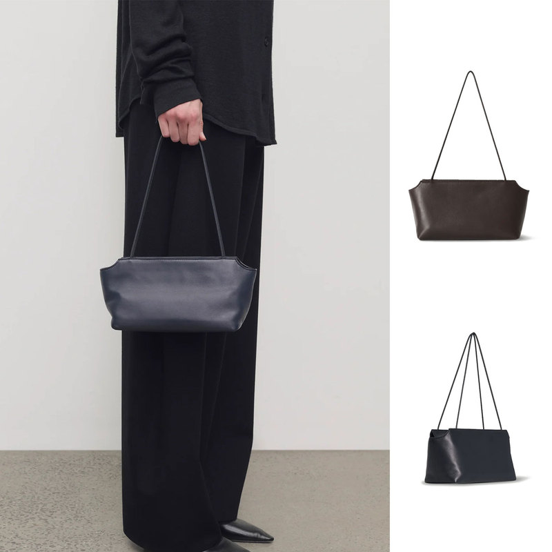 Row Style Terrasse to Go Tote Bag Imported Sheepskin Long Handle Mini Underarm Bag Minimalist Mahjong Bag
