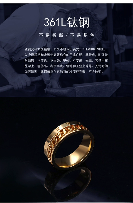 Độc đoán titan thép nam vòng thời trang Hàn Quốc phiên bản của chỉ số vòng cá tính thủy triều người đàn ông duy nhất vòng đuôi vòng trang sức phụ kiện