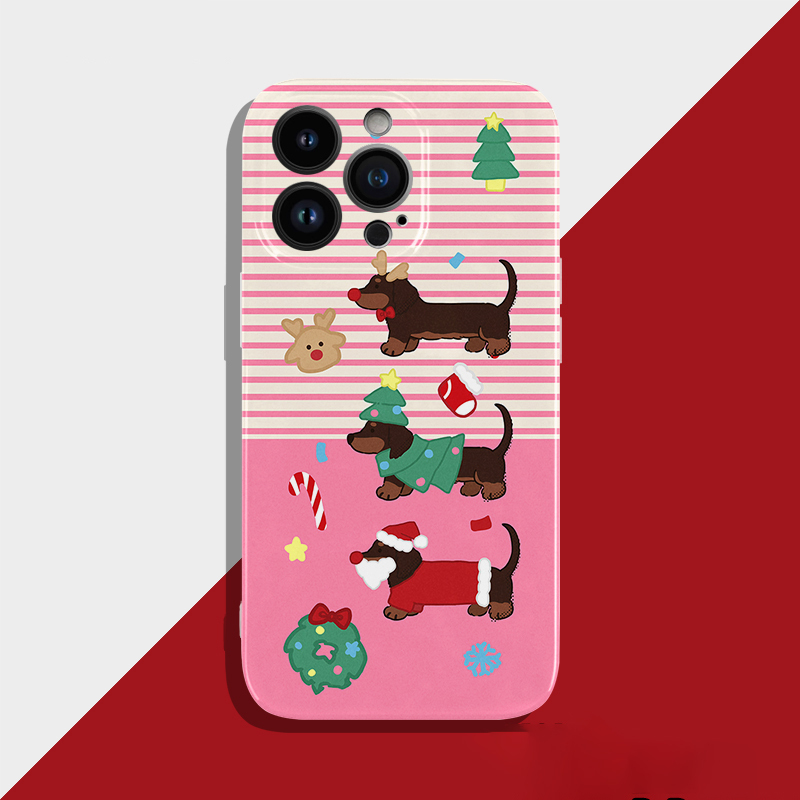Suitable for Apple 13, Huawei Mate 60 Pro, Christmas Dachshund, Vivo, Xiaomi 14, Oppo, Redmi K70, Honor 100, Oneplus 12, Couple iPhone 15 Pro Max Phone Case Film Suitable for Apple 13, Huawei Mate 60 Pro, Christmas Dachshund, Vivo, Xiaomi 14, Oppo, Redmi K70, Honor 100, Oneplus 12, Couple iPhone 15 Pro Max Phone Case Film