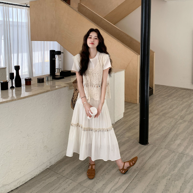 French-Style Gorgeous Floral Blouse Dress Set 2026 New Women's Summer Bohemian High-End Complete Set