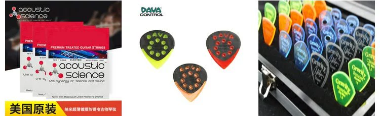 [Nhạc cụ năm hương vị] Dava Control Jazz Grip chọn Đàn guitar cao cấp chọn 3 chất liệu - Phụ kiện nhạc cụ