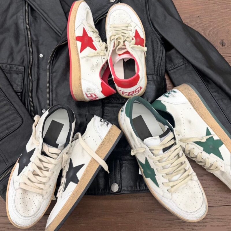 Genius Giraffe American Retro Black, Red, Green and Blue Star Distressed Sneakers for Men and Women, Sports and Leisure Sneakers Genius Giraffe American Retro Black, Red, Green and Blue Star Distressed Sneakers for Men and Women, Sports and Leisure Sneakers
