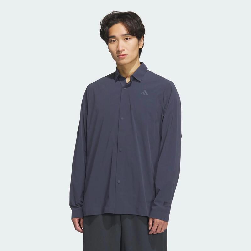 Adidas/Adidas Men's Wuzong Series Cool and Loose Sports Lapel Long Sleeve Shirt Jm0968 Adidas/Adidas Men's Wuzong Series Cool and Loose Sports Lapel Long Sleeve Shirt Jm0968
