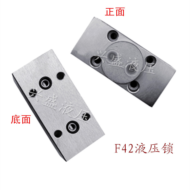 Two-way hydraulic lock F42 factory direct pressure valve cylinder engineering accessories Crane plate hydraulic lock