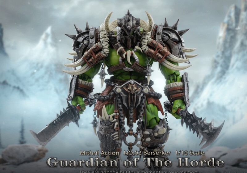 【In Stock, Sold Separately】Secret Silver 02 Savage Bone Orc Berserker Demon Orc Movable Action Figure
