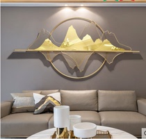 Sofa Background Wall Upper Wall Decoration Living Room Genguan Light Lavish Metal Wall-mounted Nordic Bedroom Solid Iron Art Wall Decoration