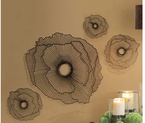 Eurostyle Iron Art Wall Decoration Living Room Background Wall Wall Decoration Home Wall Wall Wall-mounted Creative Wall Hanging Accessories Wall Decoration