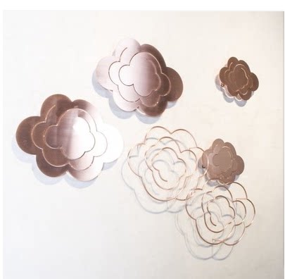 New Chinese creative home pendant wrought iron wall decoration modern three-dimensional wall hanging craft living room wall decoration