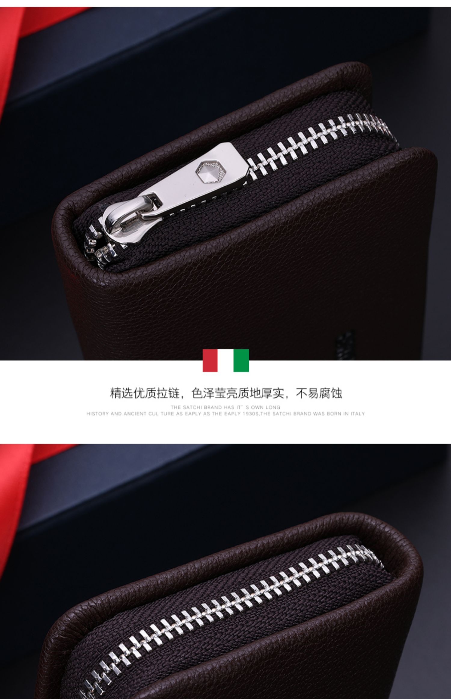 Shachi key bag nam da mới lớp trên cùng đồng xu ví da công suất lớn xe chìa khóa xe túi đơn giản - Trường hợp chính ví đựng chìa khóa nam