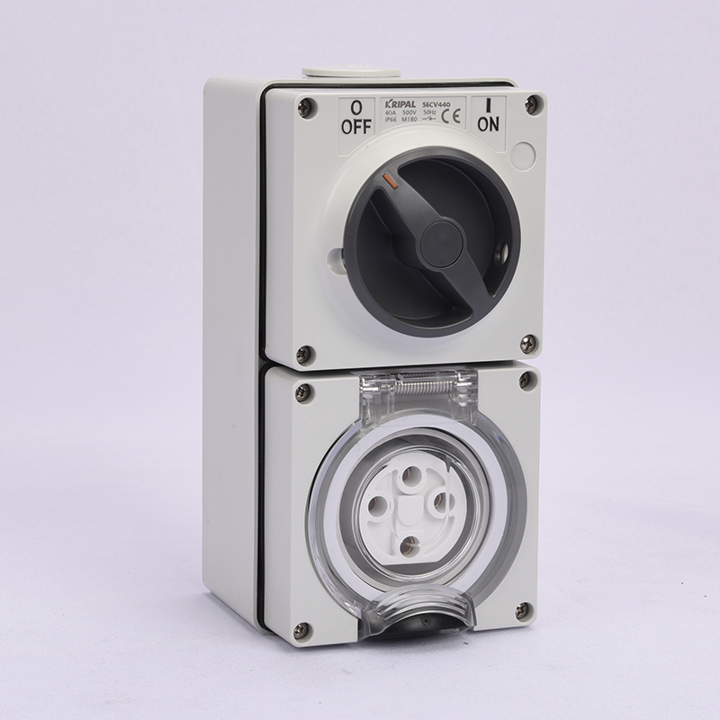 Correp KRIPAL Combo Switch 56CV440 Outdoor Industrial Waterproof Aussie standard socket 4 holes 40A 500V