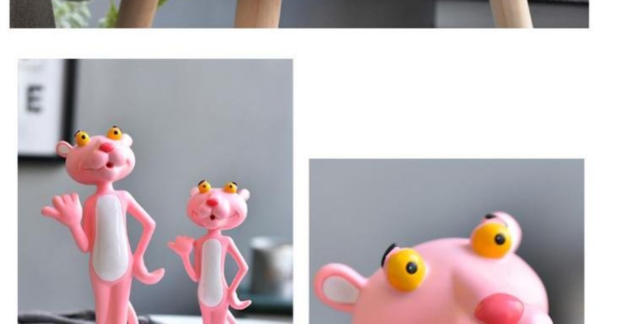 Bắc Âu đơn giản phim hoạt hình con báo màu hồng kỳ lân trang trí nhà cửa sổ hiển thị trang trí kỳ nghỉ quà tặng đạo cụ sống các đồ trang trí nhà đẹp