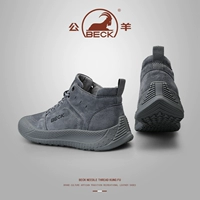 公羊 Martens, утепленные удерживающие тепло ботинки, короткие сапоги, из натуральной кожи