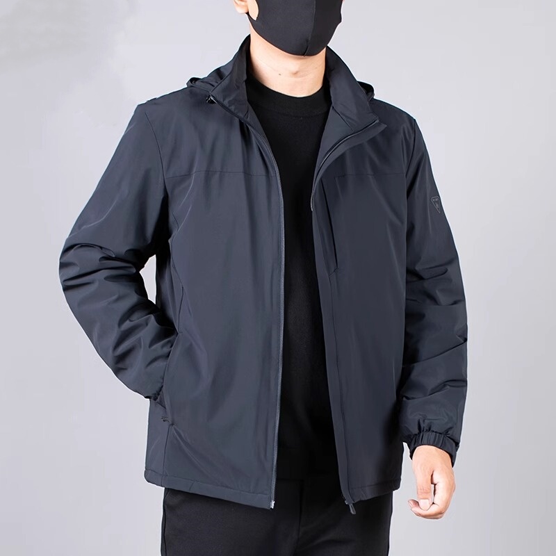 Jeep Men's Jacket Autumn/Winter 2024 New Style Plus Size High-End Casual Men's Double-Layer Cotton Jacket Jeep Men's Jacket Autumn/Winter 2024 New Style Plus Size High-End Casual Men's Double-Layer Cotton Jacket