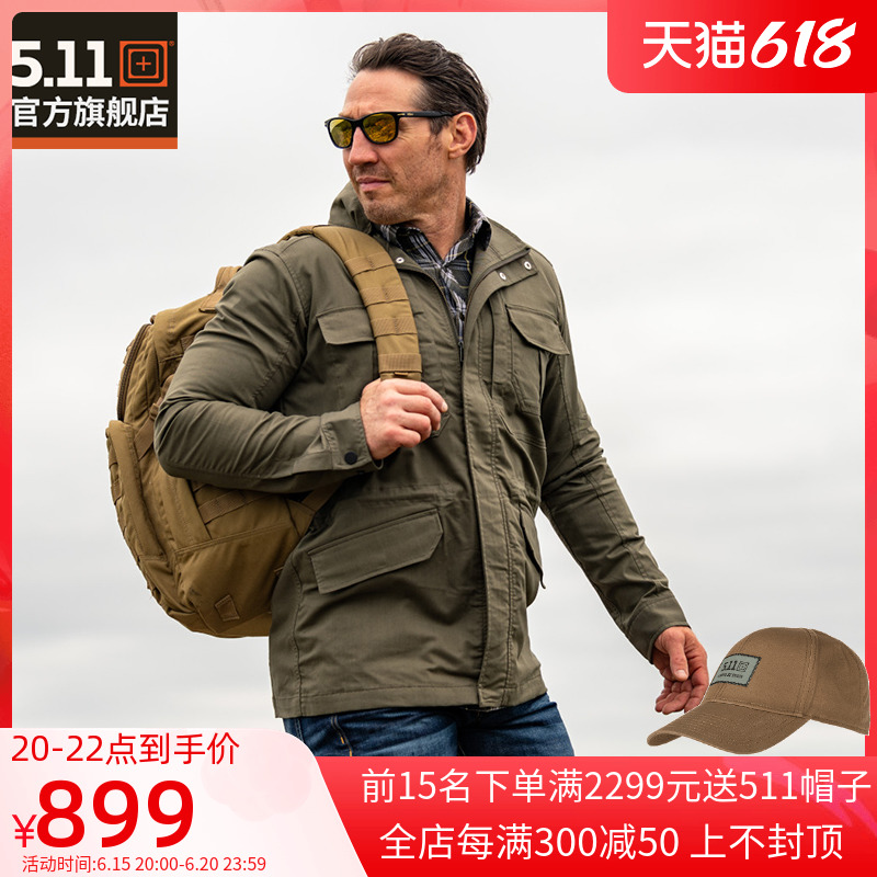 Early spring New products 5 11 Outdoor m65 Wind clothes 511 Long version jacket Army fan Combat jacket male blouse 78036