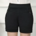 Thu đông 2018 cộng với nhung cộng với phân bón XL Phụ nữ trung niên thường mặc quần thun co giãn eo cao quần đùi bò Quần short