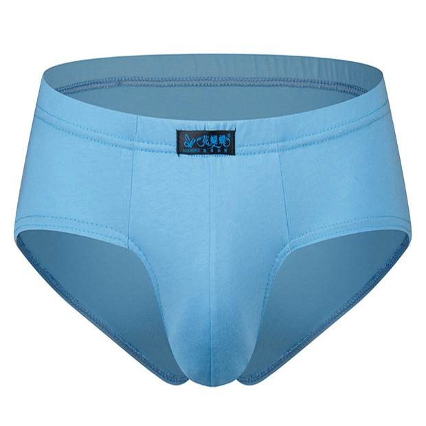 Bốn hộp quà tặng quần lót nam tam giác cao eo cotton trung niên cha già ông béo béo quần short kích thước lớn quần lót dây