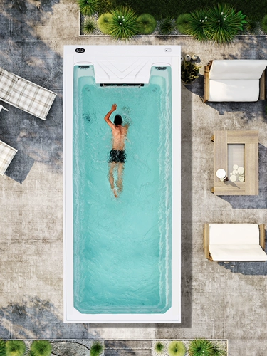 Акриловый бассейн, дорожная вилла