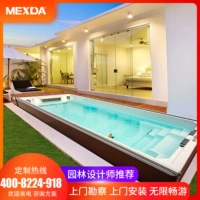 Бассейн, дорожная вилла для спортзала