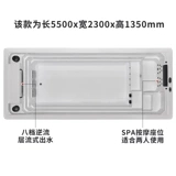 Вилла, дорожный умный акриловый бассейн