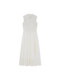 Xxning Chinese Style Stand-Up Collar Vest Dress for Women 2025 Autumn New High-End Elegant Slimming Long Dress