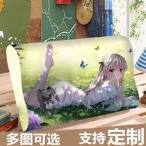The edge of the Sky Sky Girl memory pillow animation latex pillow two-dimensional pillow case Spring day wild dome students sleep pillow cushion
