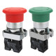 Button switch round (ZB2) XB2-BS542C mushroom head emergency stop button one normally closed 22mm