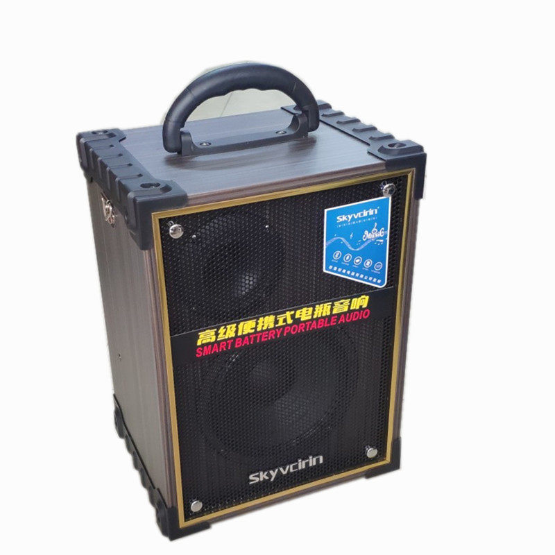Square dance rod sound outdoor 6 inch Bluetooth card mobile high-power stall promotion outdoor speaker