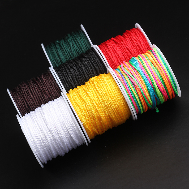 の 宠儿 AB dây ngọc bích Đài Loan dây bạc đỏ dây đeo vòng cổ dây chuyền dây chuyền Handmade dòng DIY chất liệu dệt - Vòng đeo tay Clasp vòng tay pandora pnj