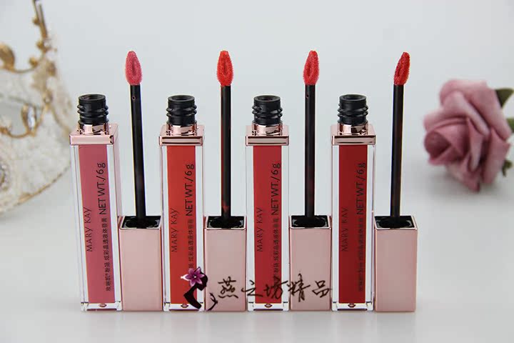 Mary Kay Pink Yang Crystal Liquid Lipstick Lip Gloss Lip Glaze Lipstick Son môi dễ dàng dưỡng ẩm Trang điểm chính hãng - Son bóng / Liquid Rouge 	son bóng romand màu 04