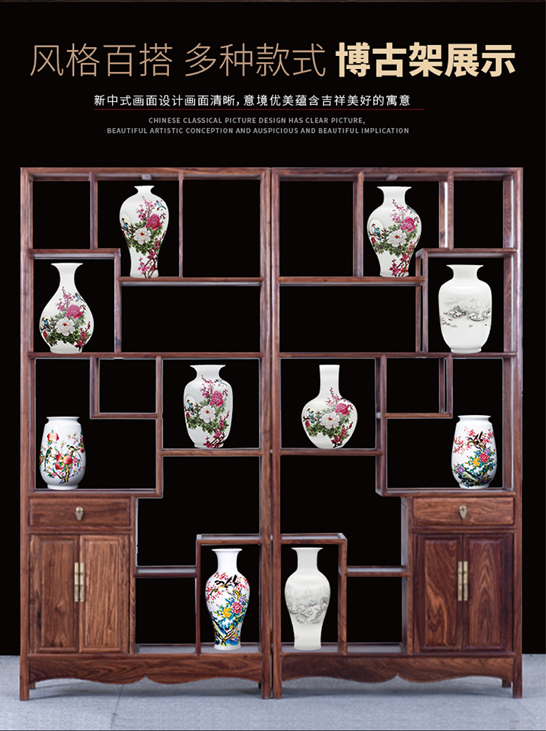 Jingdezhen ceramics floret bottle home furnishing articles flower arranging the sitting room TV ark, wine adornment handicraft decoration