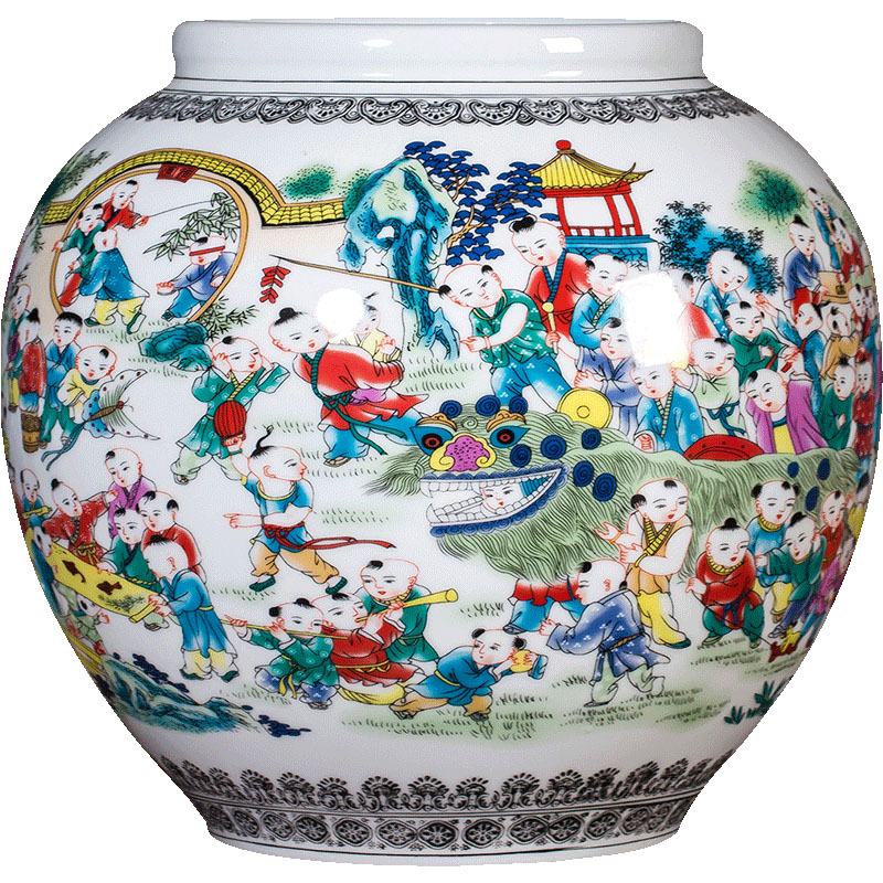 Jingdezhen ceramics, vases, flower arranging furnishing articles figure home sitting room adornment process antique Chinese style is classic the ancient philosophers