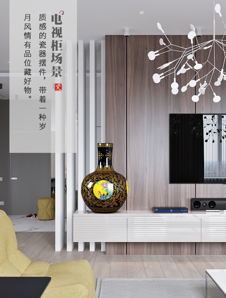 Archaize of jingdezhen ceramics up Chinese vase fuels the sitting room TV cabinet study furnishing articles crafts gifts