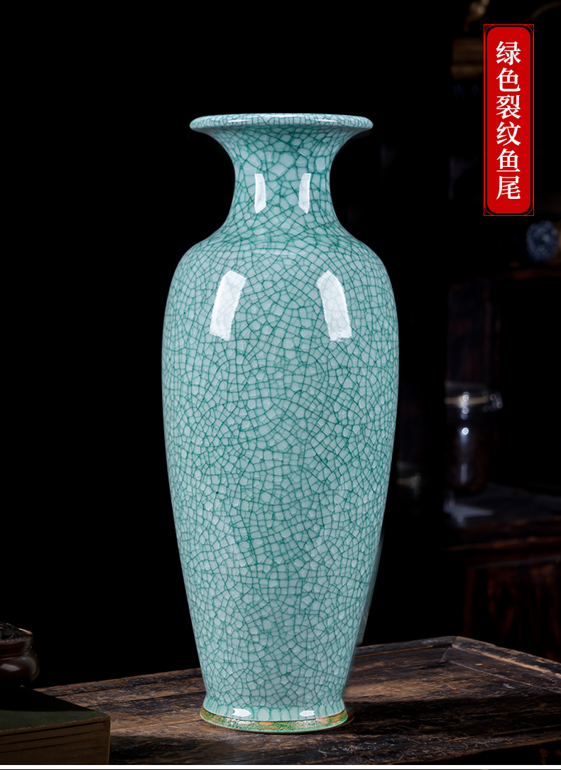 Archaize of jingdezhen ceramics up with jun porcelain vases, large sitting room be born Chinese style household decorations furnishing articles