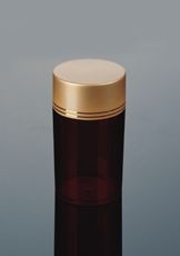 Advanced Capsule Bottle 80 Tablets Medicine Bottle Health Product Bottle Brown Plastic Bottle (D1-3)