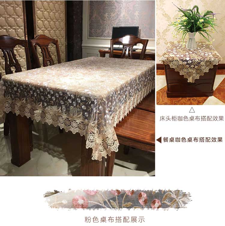 Đầu giường bàn ăn vải sân vườn sợi ren trong bàn cà phê châu Âu TV tủ bàn trang điểm khăn trải bàn khăn trải bàn khăn trải bàn vải