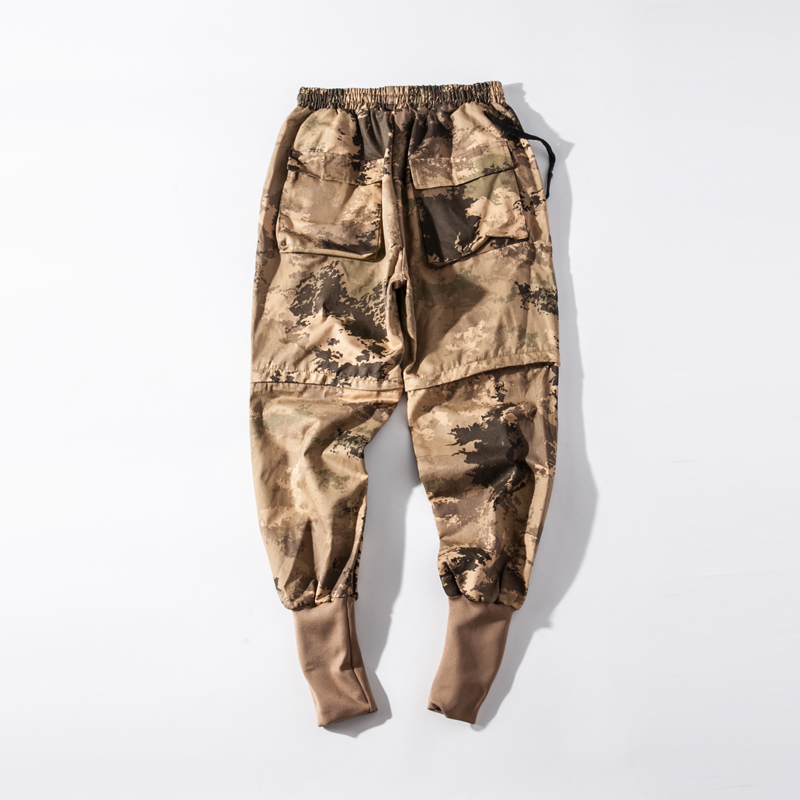 Bí mật Ninja overalls quần 11bybbs đa túi quần paratrooper quần short có thể tháo rời harem quần chùm quần nam