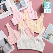 9 Girls Underwear Cotton Vest Development Period 100% Cotton Girl No Steel Ring 12-year-old Junior High School Bra