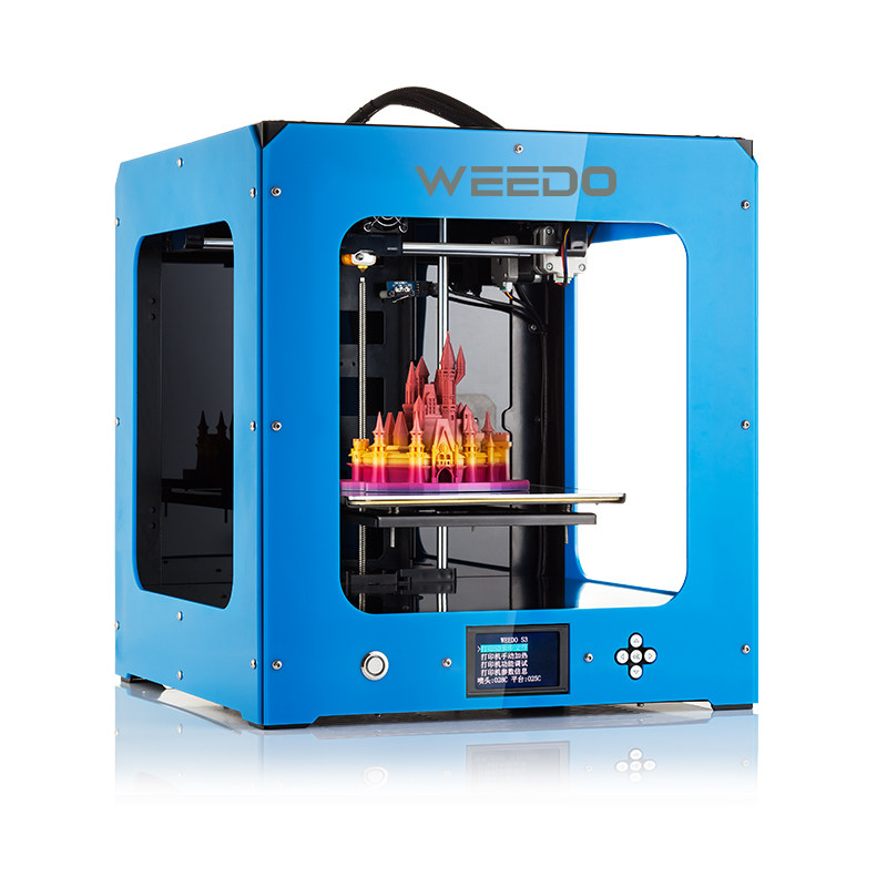 Desktop 3D printer High precision silence large metal frame 3D printing Maker education skills