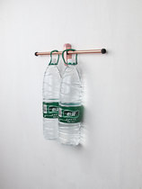 Hanging clothes rack drying rack balcony wall multi-functional aluminum finishing no punching wall-mounted clothes hanger storage artifact