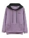 Hooded Sweatshirt for Women, Spring and Autumn New Style, Middle-Aged Mother's Clothing, Color-Blocking, Fashionable, Age-Reducing, Pullover, Thin, Loose-Fitting Sports Top