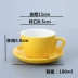 180 250 300ml dung tích lớn cốc cà phê gốm Ý và bộ đĩa kéo hoa cốc latte cốc tùy chỉnh logo - Cà phê