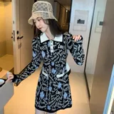 Брендовый приталенный лонгслив, трикотажное платье