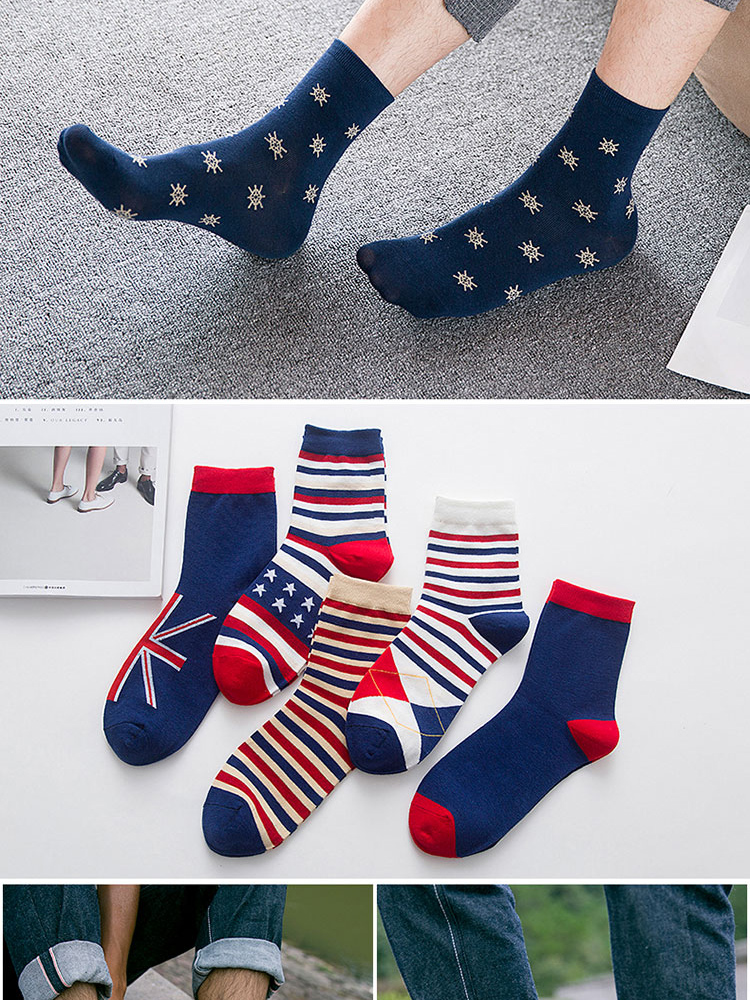 Vớ nam Vớ cotton Bốn mùa Vớ mùa thu Khử mùi mồ hôi Cotton vớ cao eo bóng rổ vớ tất gấu nữ
