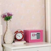 Эстетический розовый [электронный кодовый замок + аварийный ключ] можно использовать с монетами.