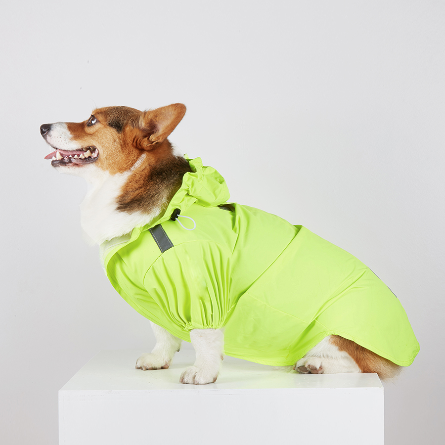 Special Price Dog Raincoat Kokie Raincoat Waterproof and Anti-Dirty Full-Bag Tummy-Sized Dog Pet Clothes