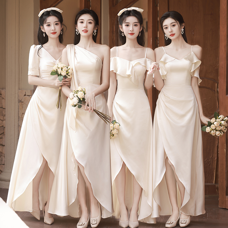 Long advanced bridesmaid dress, high-quality style Long advanced bridesmaid dress, high-quality style
