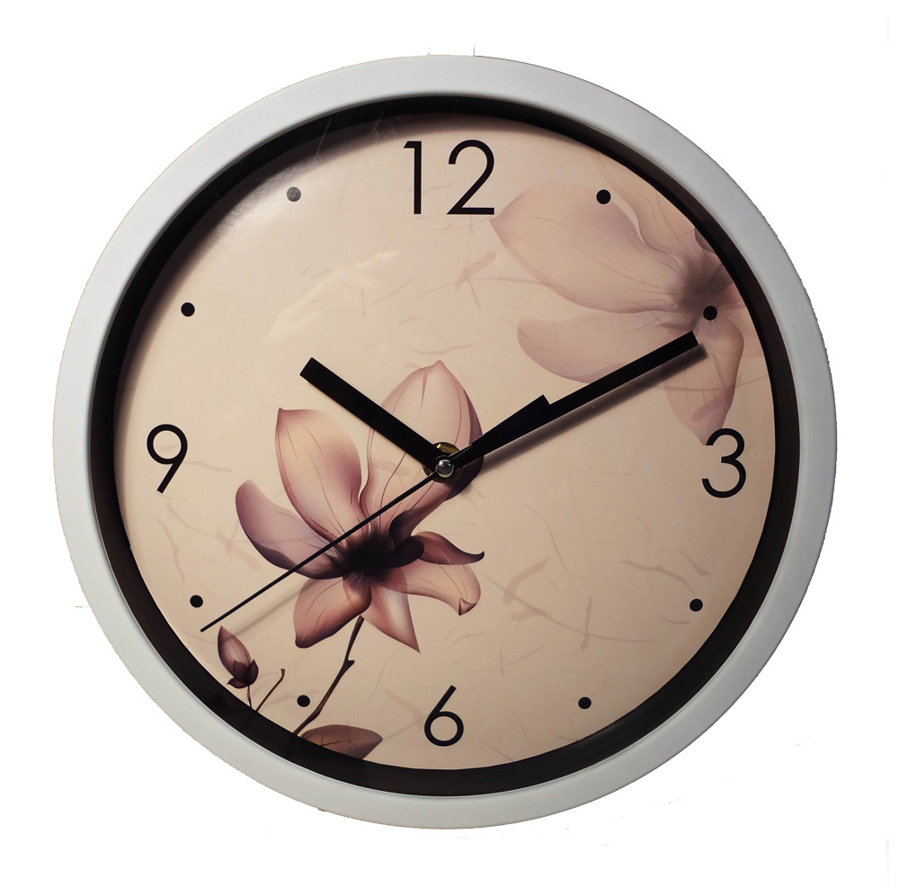 Simple fashion personality pastoral art mute creative wall clock living room bedroom children's European fashion big clock