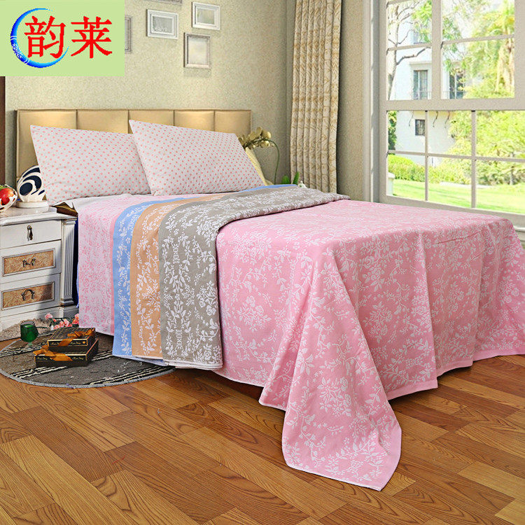 Yunlai double gauze towel quilt pure cotton summer thin single double blanket Air conditioning quilt summer cool quilt