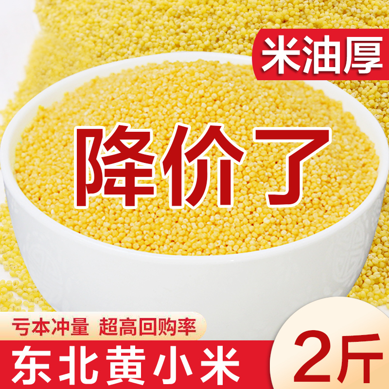 21 new grain northeast yellow millet porridge small yellow rice 2 catties farm specialty miscellaneous grains confinement rice baby edible rice miscellaneous grains